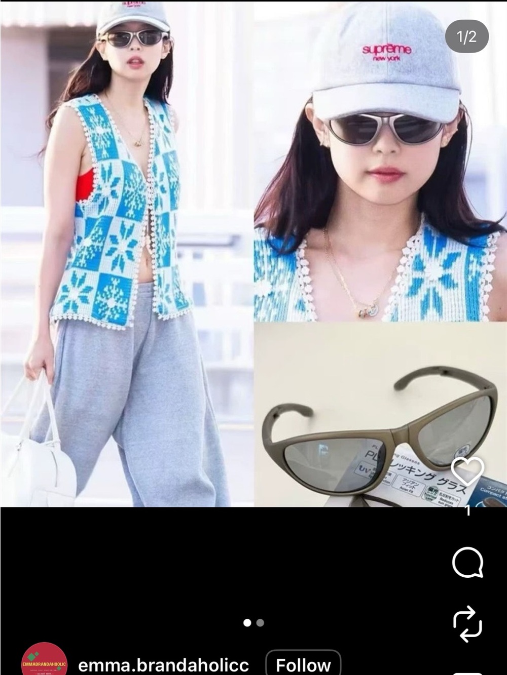 Montbell polarized Sunglasses Same with JENNIE